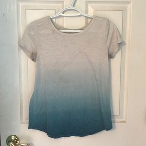 Blue Ombré Top